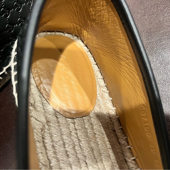 Great condition! AUTHENTIC GUCCI MICROGUCCISSIMA GG LEATHER ESPADRILLE - Picture 7 of 12